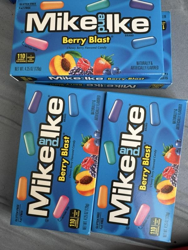 Mike and Ike Berry Blast 3 Pack Combo - Chewy Berry Flavored Candy - 110g Each - Perfect for Snacking