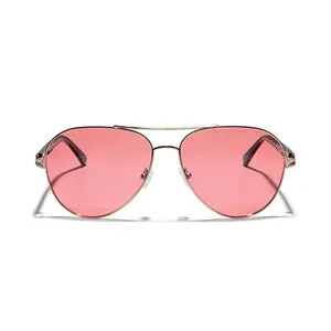 Vakenelli Terricosi Rosa Sunglasses - Unisex Elegant Rebel Design with Radiant Confidence Rose-Tinted Mirrored Lenses
