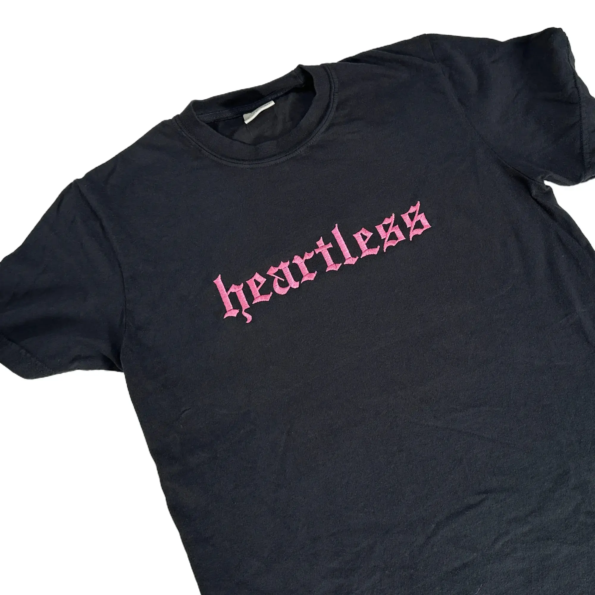 Comfort Colors - PINK Heartless Embroidered T-shirt