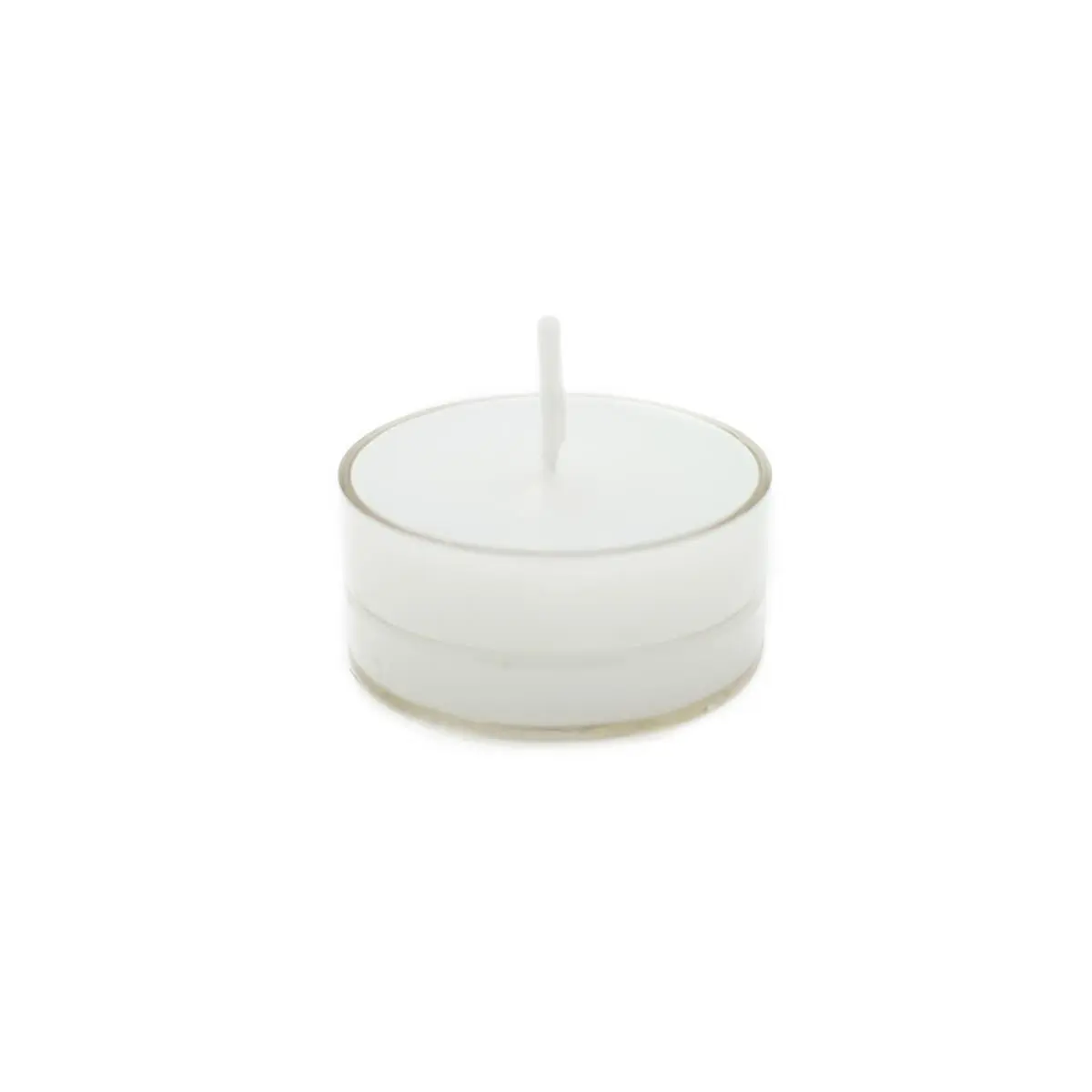 50-Piece Small Size Traditional Wax Hand-Poured Citronella Decorative Candles - White, 1.5in x 0.75in, 3h Burn Time, Mosquito Repellent, for Home Decor, Wedding Centerpieces