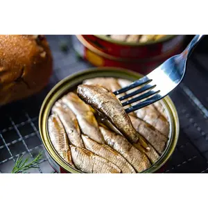 Polar Brisling Sardines, Smoked in Olive Oil, 4.23Ounce