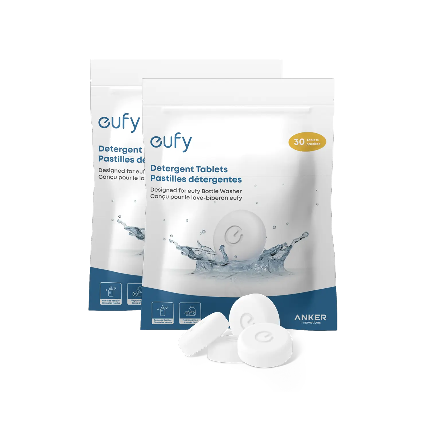 eufy Detergent Tablets for Baby Bottle Washer (60 Count)