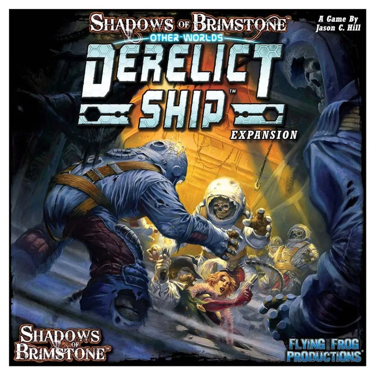 212 MAIN Shadows of Brimstone Derelict Ship Modular OtherWorld Game Expansion Pack, Flying Frog Productions FYF0708, for 5 Players