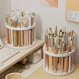 Multifunctional Makeup Organizer Box, Desktop Cosmetic Storage Rack, Lipstick Brush Holder, Vanity Tray, Pen Container, Beauty Accessory