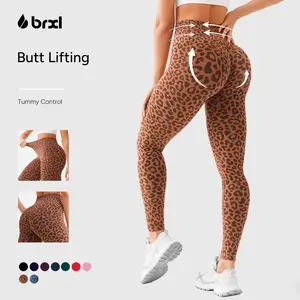 BRXL Lycra Fabric Butt Lifting No Front Seam High-Waisted Breathable Yoga Pants Tummy Control Seamless Gym Running Leggings #Parati #GymWorkout #TikTokMadeMeBuyIt #outdoorfun #Summervibes-1