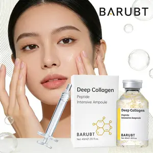 【BARUBT】Silk Lifting Peptide Ampoule 40ml Anti Aging Concentrate for Skin Care Face-Lift at Homeserum with Peptides & Deep Collagen Peptide Formula and Syringe Desig (40ml/1.35 fl.oz.)