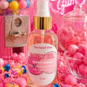 The Candi Shop Body Oil – [Bubble-Licious]  – Moisturizing Perfume Oil