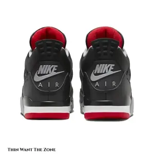 New High-Top Basketball Sneakers in Black & Fire Red, Premium Leather Upper with Visible Air Cushioning, Comes with Original Box