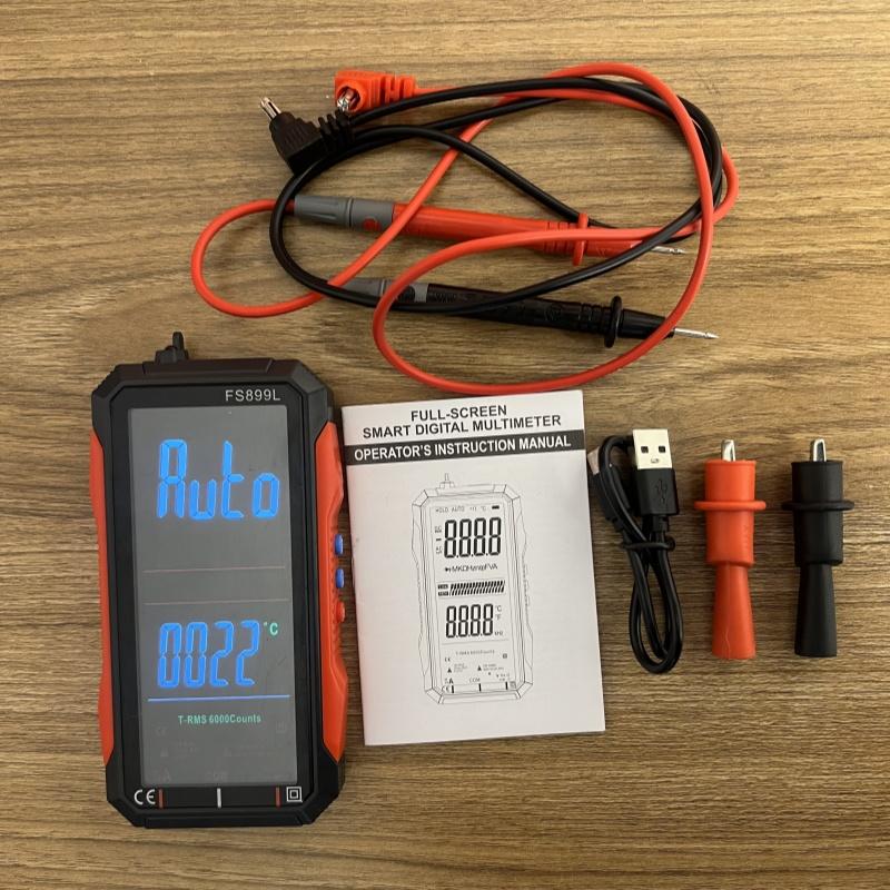 Fully Automatic True RMS (TRMS) 6000 Count Digital Voltmeter - A reliable voltage tester suitable for home, automotive, and industrial applications; a professional electrical tool.