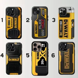 DeWalt Collection Phone Case – Durable Tool-Inspired Design, Men Phone Case , iPhone 16 15 14 13 12 11 Pro, Samsung S24 Ultra Protective Shell