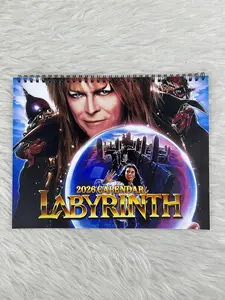 Labyrinth 2026 Wall Calendar, Fantasy Movie Inspired Calendar, 2026 Art Print Calendar for Home & Office, Unique Gift for Fans, Collector’s Movie Calendar