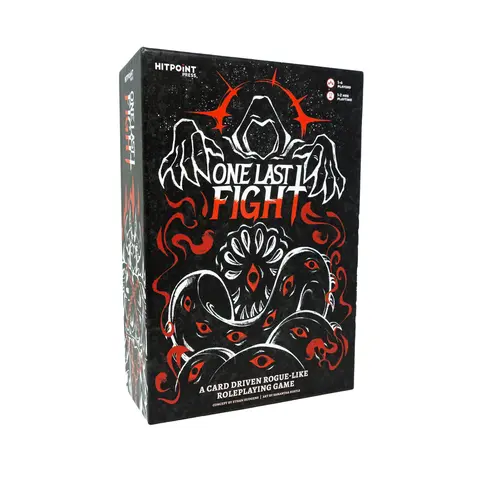 Hit Point Press 1 Last Fight Standard Edition Core Box Card Game Set - Roguelike Party Card Game with Co-Op Gameplay, 1-4 Players, Ages 12+, Lair Showdown & Final Nemesis Battle Arc
