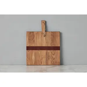 etúHOME Natural Acacia Wood Rectangle Charcuterie Board ~ Extra Small