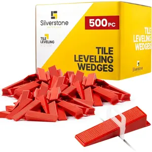 500 Pcs Wedges for Tile Leveling System Saves Time for Perfect Precise Ceramic Tile Installation Get Professional Results for Shower Bathroom Backsplash