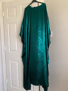 Emerald Green Maxi Dress Womenswear Kaftan Party Comfort