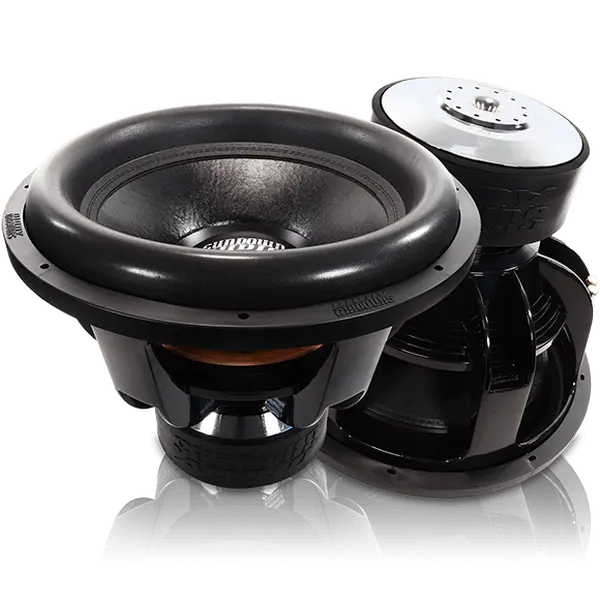 Sundown Audio XV318D2 X-Series 18" 2-Ohm 2000W Subwoofer - Car Stereo Speaker with 4-Layer Flat Coil, Extreme Low Distortion, Hyper-Extended Pole for Car Audio Systems