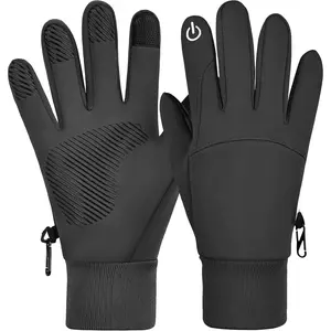 Winter Waterproof Gloves with Touchscreen Fingers for Men Women ,Windproof Liner Thermal for Running Cycling Driving Hiking