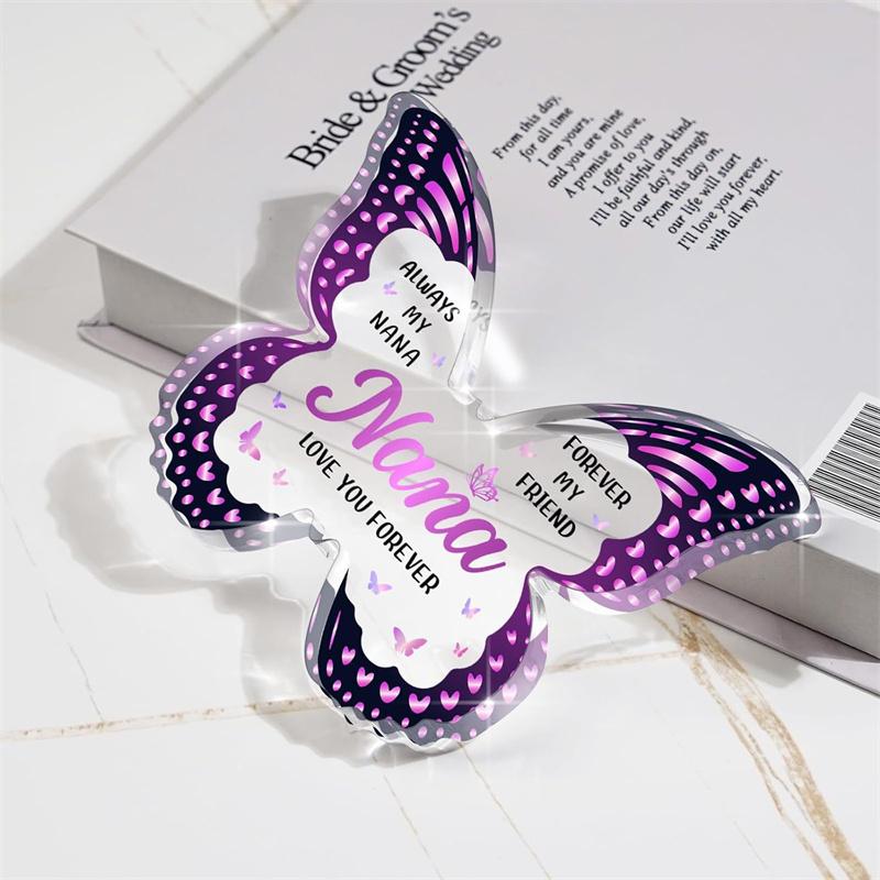 Butterfly-Shaped Acrylic Keepsake Gifts For Mothers Day