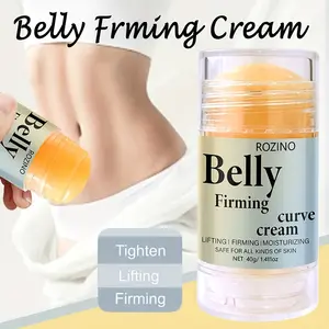 ROZINO Belly Firming Cream 40g Yellow Cream Slimming Stick for Tightening Lifting & Firming Safe for All Skin Types