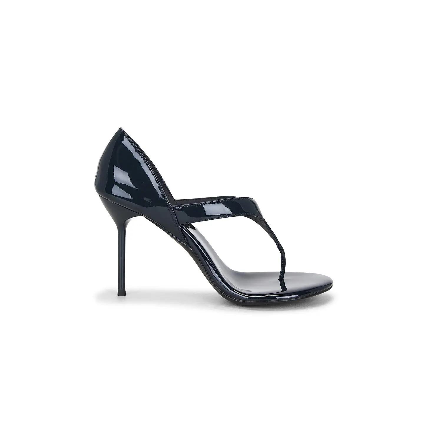 Jeffrey Campbell Rhian Sandal in Navy Patent