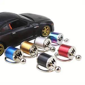 Premium Alloy Gearbox Fidget Keychain, Manual Shift Lever Design, Rotating Desk Accessory, Perfect Car Enthusiast Gift, 1/3/5pcs Set