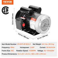 2.0 hp【1725 rpm】