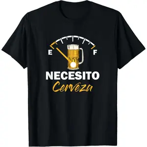 Mexican Beer Necesito Cerveza Cool & Funny Sayings T-Shirt