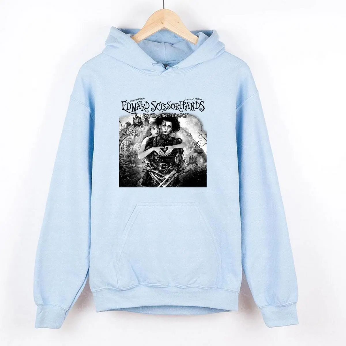 Edward Scissorhands Shirt Movie Graphic Cotton Top Hoodie Sweatshirt for Men & Women