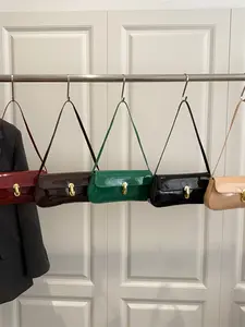 1pc Stylish Retro Shoulder Bag for Women, Fashionable PU Material Clutch with Lock Flap Design, Perfect for Daily Outings and Commuting