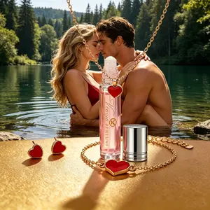 Women's Pheromone Roll-On Perfume, Infused with Pheromone Formula, Long Lasting Floral Fruity Scent, Designed for Him to Make Him Addicted to You & Share a Wild Night, Gift Included, Perfect for Independence Day, Labor Day, Veterans Day & Christmas 10ml