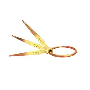 GTE Gold Test Needles 10K 14K 18K Genuine .999 Gold Alloy Testing Tools for Jewelers Appraisers Pawn Shops and Collectors