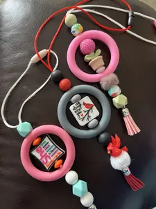 Beaded Car Charm