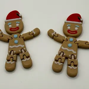 3D Printed Gingerbread Ornaments
