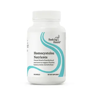 Seeking Health Homocysteine Nutrients - Supplement Formula with L-Methylfolate & Vitamin B12, B6 & B2 - Supports Healthy Cognition & Brain Function - Aids Homocysteine Metabolism - 60 Capsules