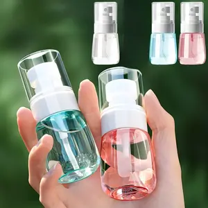 1pc Travel Spray Bottles Set Portable Refillable Cosmetic Atomizer, Hydration Mister, Empty Mini Spray Containers, Assorted Colors, for Makeup & Skincare, Cosmetic Makeup Tool