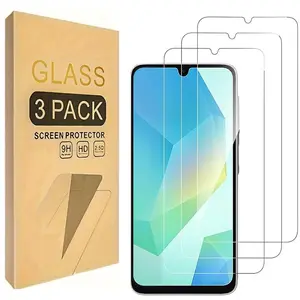 Tempered Glass Cellphone Screen Protector, 3pcs Bubble Free Protective Smartphone Film for Samsung Galaxy A16 5G & A26 5G, Ultra Resistant Design for Ultimate Protect