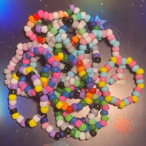 pride flag kandi bracelet