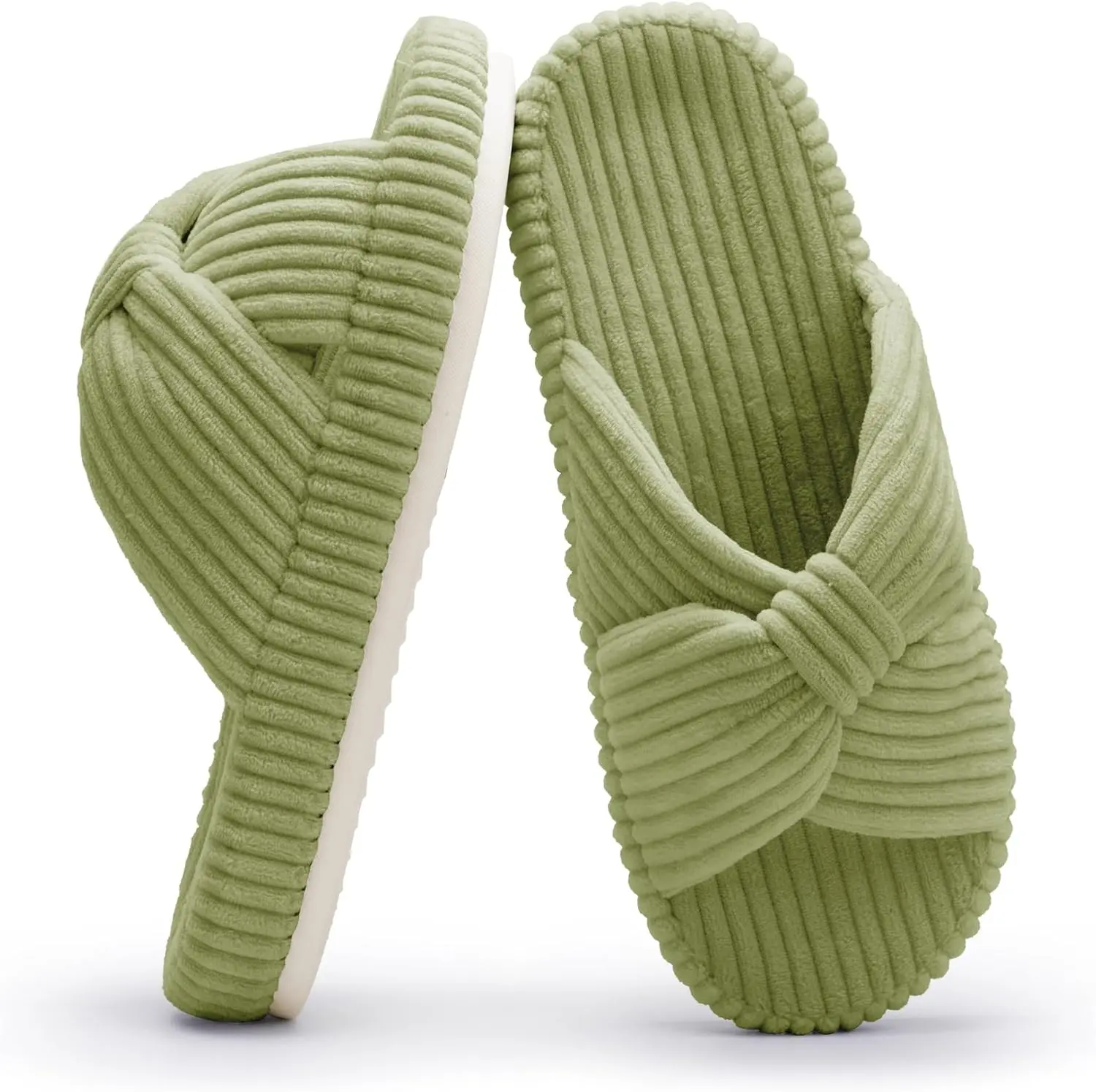 Chantomoo Orthopedic Slippers Arch Support Memory Foam Cozy House Shoes