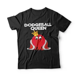 Dodgeball T-shirt Gift - Funny Dodgeball Queen Player Breathable Casual Crewneck Graphic Tee Peak Design