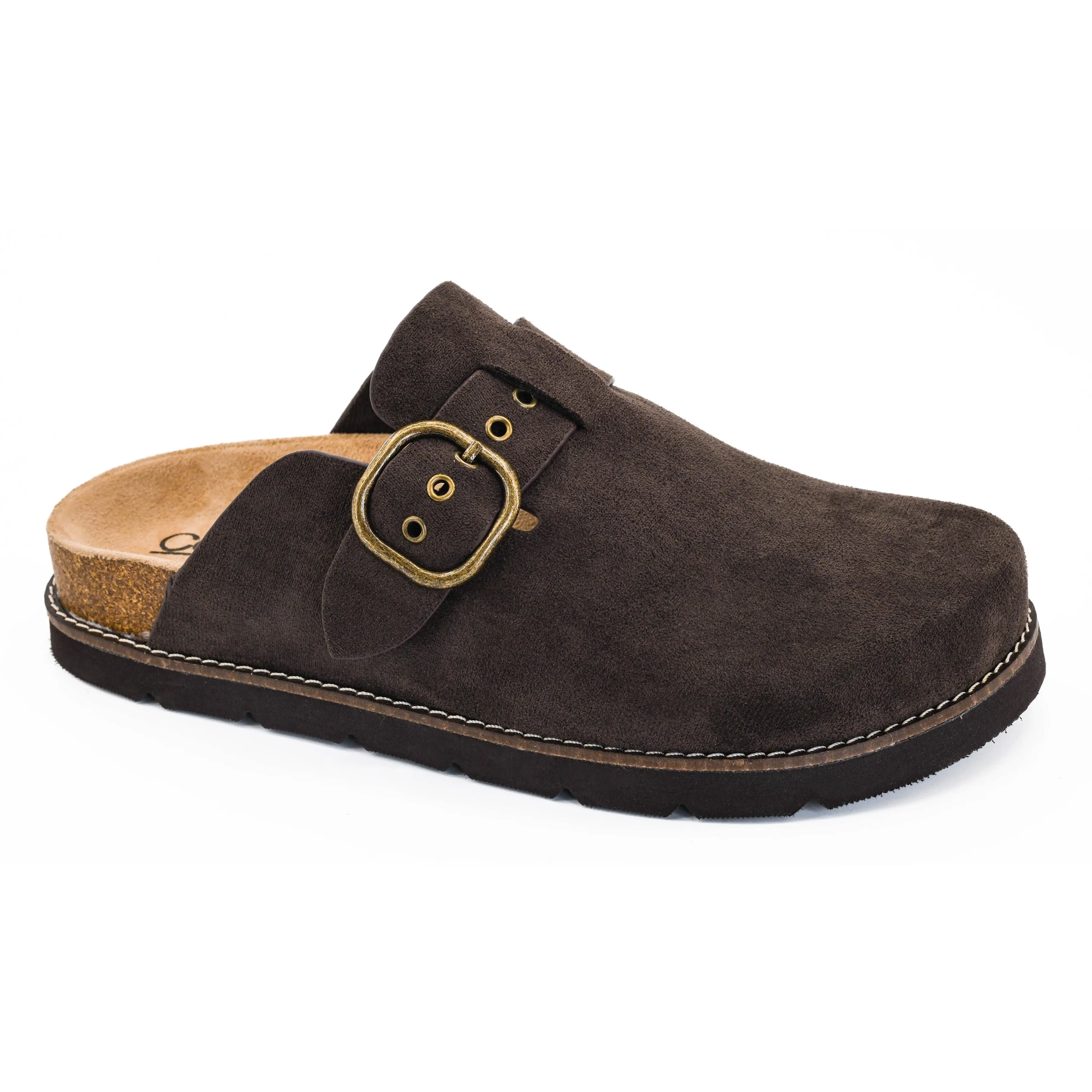 Corky's Distracted Chocolate Faux Suede Shoe