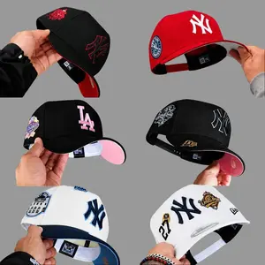 New Era MLB 59FIFTY Snapback Cap - NY Yankees/LA Dodgers Anniversary Patch, Unisex Classic Sport Streetwear, Adjustable Fit Sports Collectible Headwear