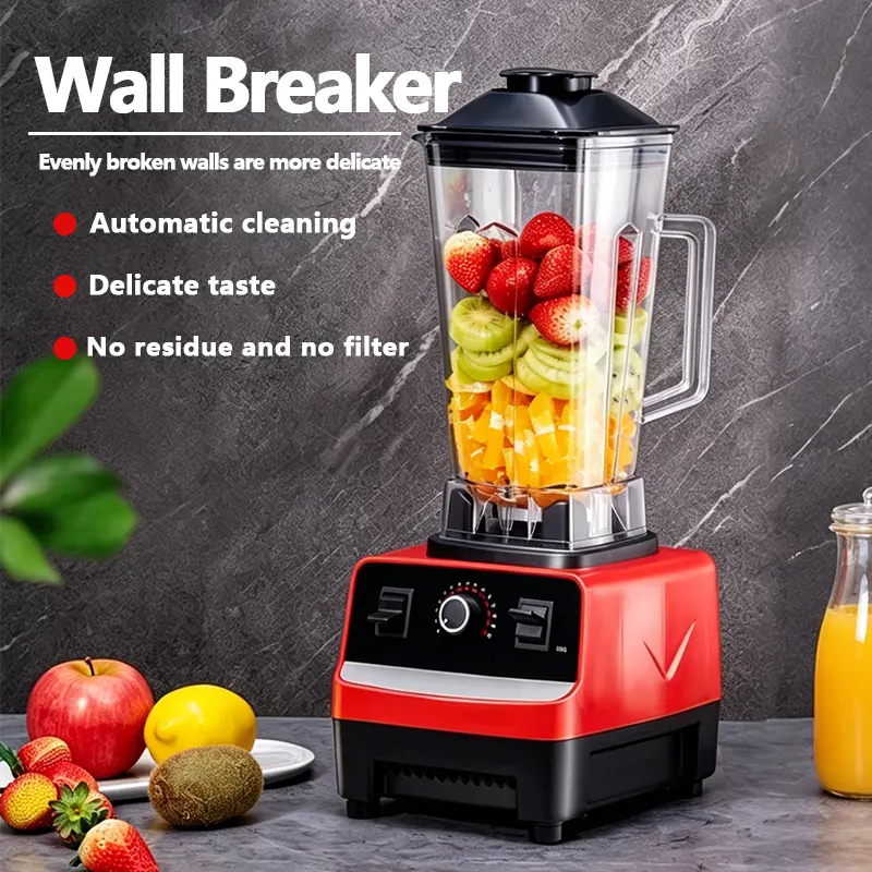 2L Household Kitchen Blender - Countertop Model for Busy Homes, Multiple Speed Settings, Extra Grinding Cup, Ideal for Shakes & Soups, High Speed Health Blender