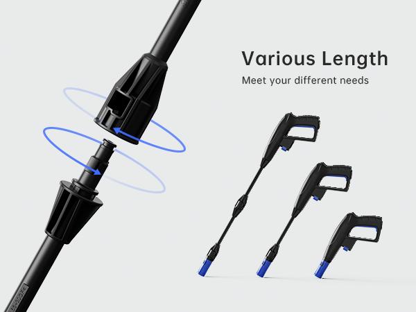 4200PSI Electric Pressure Washer with Foam Cannon - 1500W High Power, 2.6GPM Flow, Adjustable Spray, Compact Wheel Design for Home & Outdoor Use