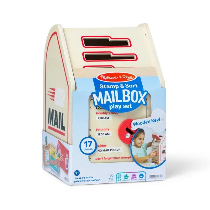 Stamp and Sort Mailbox Play Set