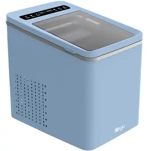 Orgo The Maverick Countertop Ice Maker, Makes 23 lbs. in 24 hours, Bullet Shaped In 2 Sizes, Ice Maker Ready In 6-8 Minutes, LED Control Panel, Self-Cleaning, Includes Scoop, TMT1653, Blue