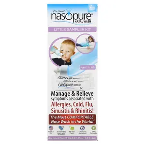 Nasopure Dr. Hana's Nasal Wash, Little Sampler Kit, Ages 2 to 102+, 6 Piece Kit