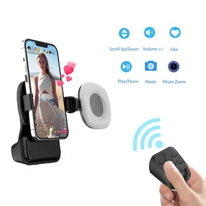 tiktok remotecontrol No App Required Tiktok Scrolling non Ring type - Remote Control for iPhone iPad Android, Page Turner, Accessories Selfie Devices,Music Control, phone stand,Selfie Recording, Not for Kindle Devices Smartphone Cellphone