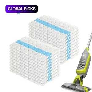 20pcs Disposable Hard Floor Dust Mop Replacement Pads, Compatible with Shark Vacmop Pro Vm252/vm250/vm200 Models, One-Use Cleaning Mats #GLOBAL PICKS