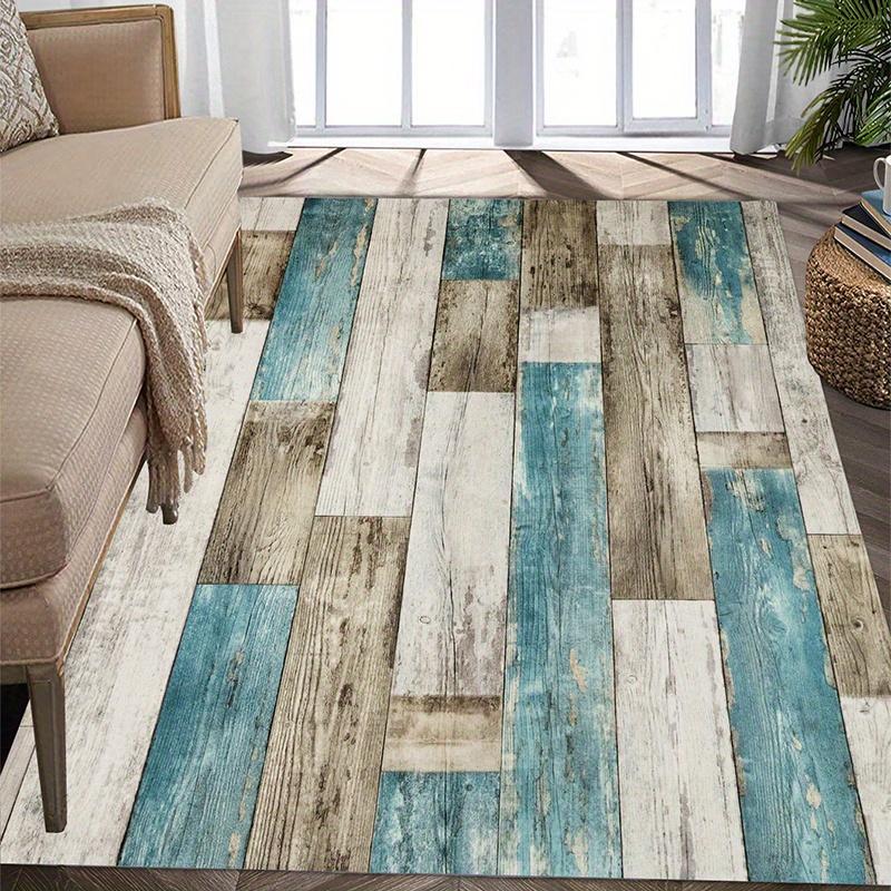 [1pc Anti-Slip Drawing Sponge Rug] 1pc Vintage Board Drawing modern rug