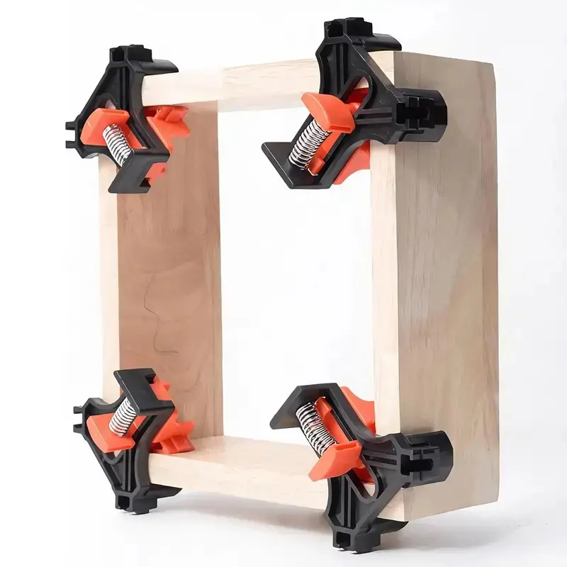 Woodworking Right Angle Clamp, Right Angle Clamp, Fixing Right Angle Tools, Suitable for Making Crafting Picture Frames, Fish Aquariums, Cabinets, Hardware, Heavy Duty Tools, Handle